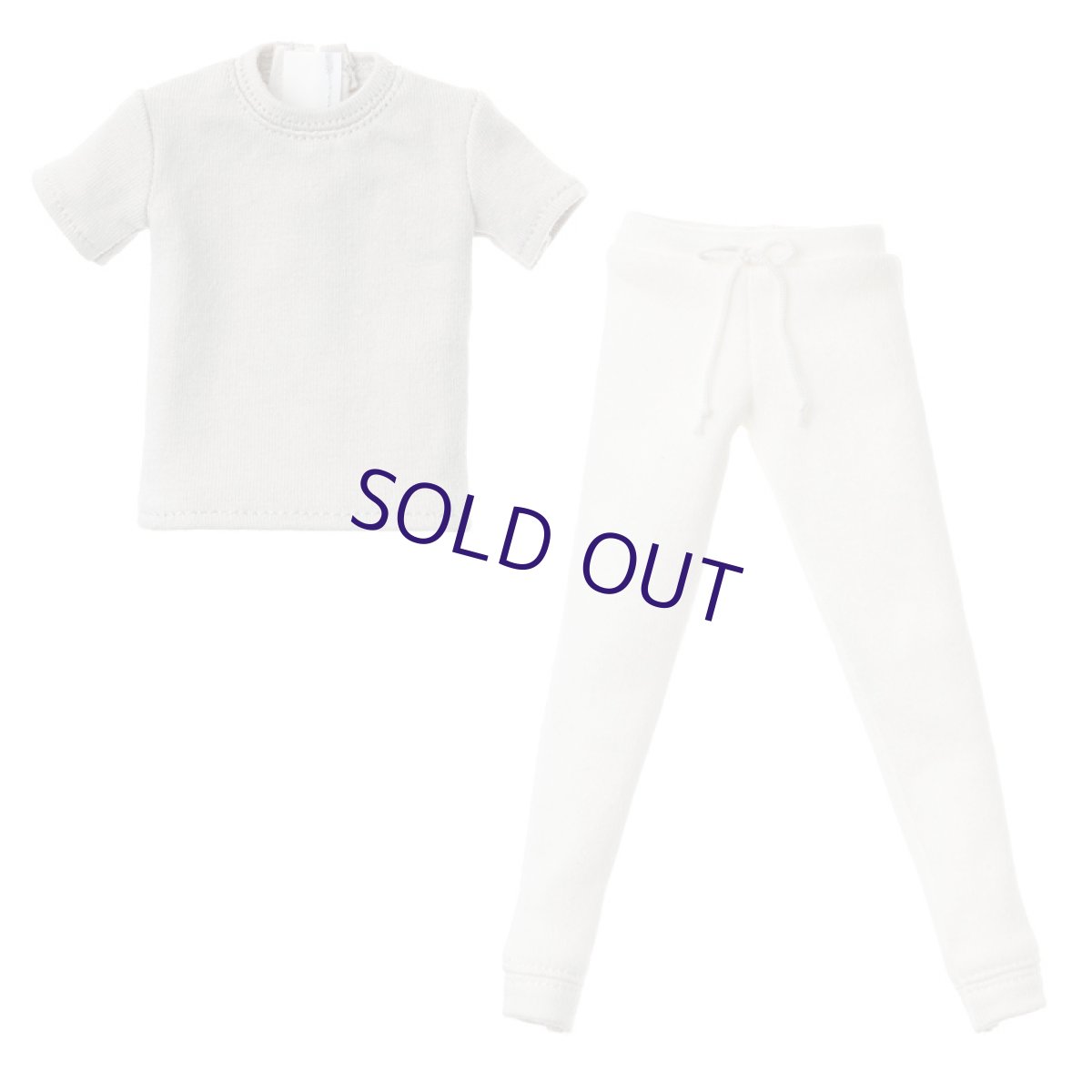 Photo1: Dress: Men's Sweat Pants Set, White / メンズスウェットパンツセット ホワイト (1)