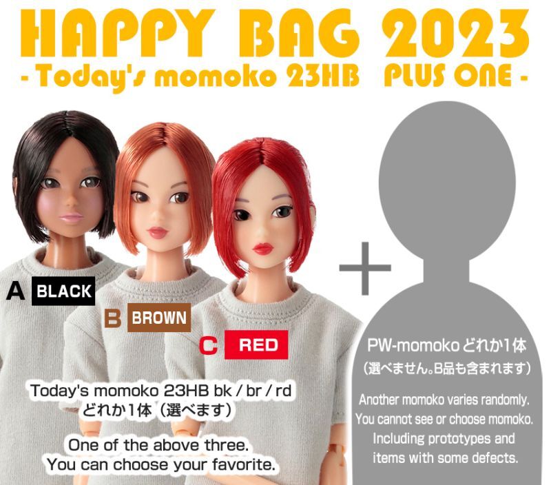 HAPPY BAG 2023 -Today's momoko 23HB PLUS ONE- - PetWORKs Store Global